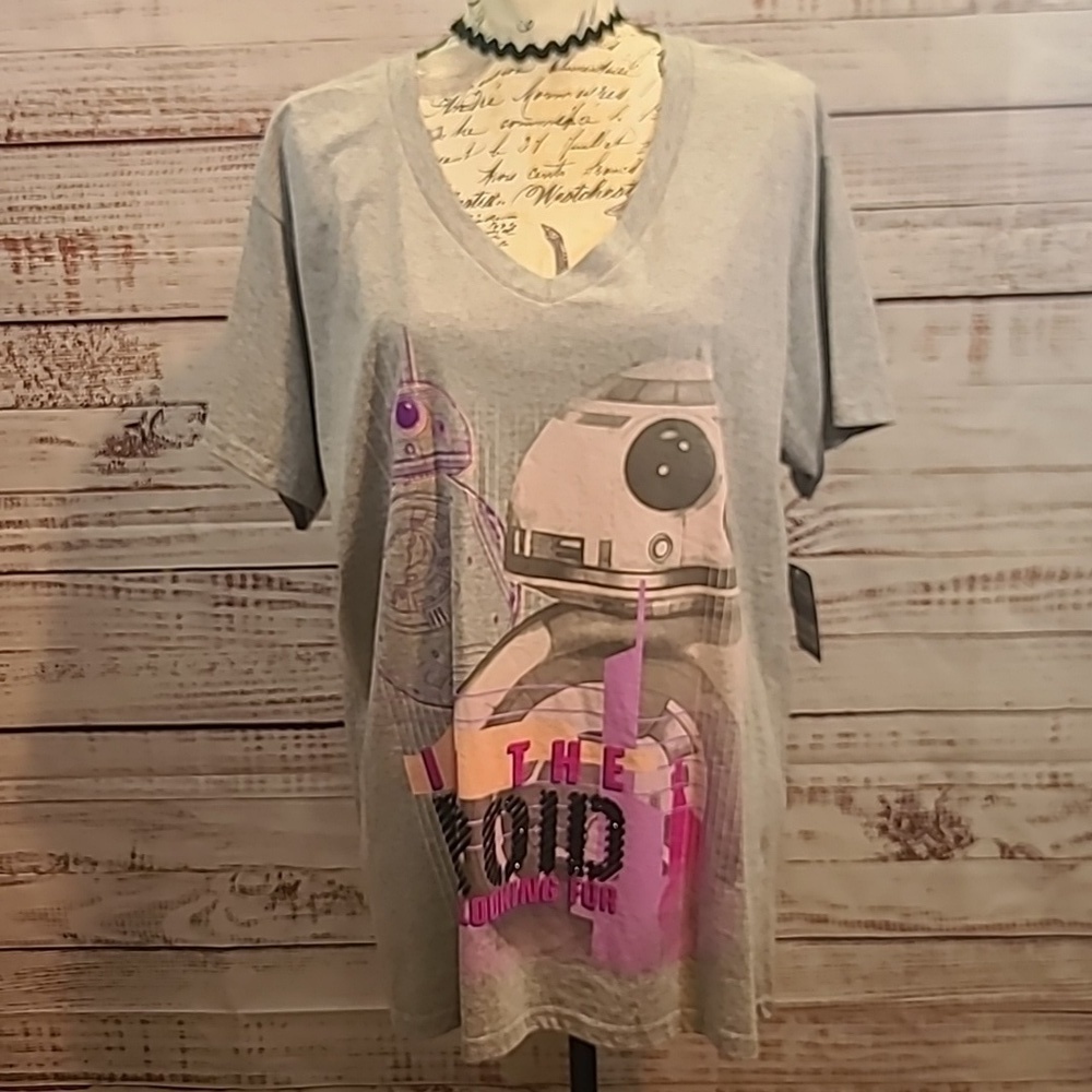 Disney Store R2D2 gray t-shirt
